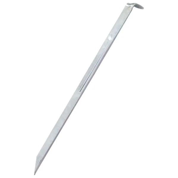 vidaXL Piquets de tente 24 pcs 30 cm Ø20 mm acier galvanisé