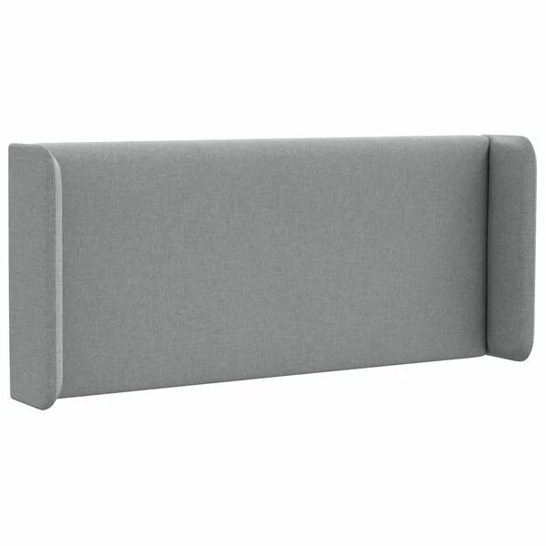 vidaXL Oreille de tête de lit Gris 40, 5 x 40, 5 x 4 cm tissu
