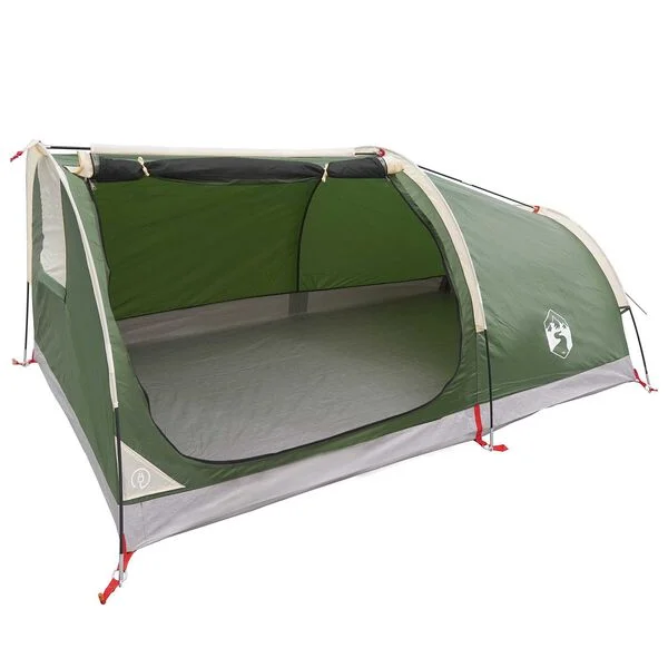 vidaXL Tente de randonnée imperméable 2 personne Vert