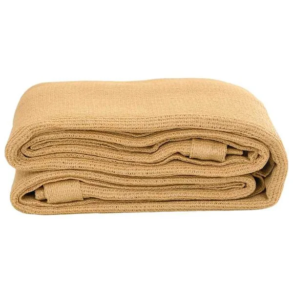 vidaXL Tapis de tente sable 400x700 cm PEHD