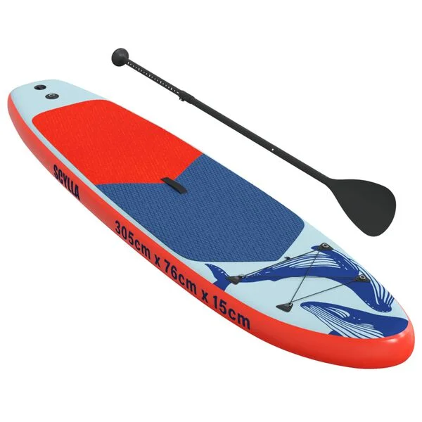 vidaXL Planche à pagaie gonflable SCYLLA 305 x 76 x 15 cm Bleu