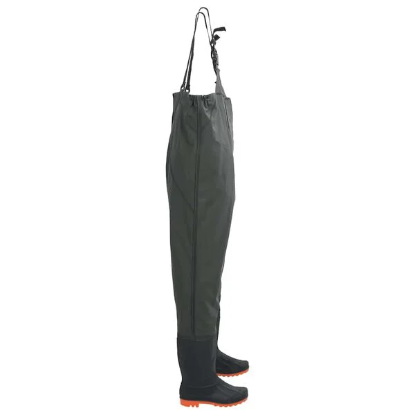 vidaXL Cuissardes avec bottes vert foncé taille 39