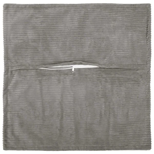 vidaXL Housse de coussin 2 pc HOUTEN Gris clair 70 x 70 cm