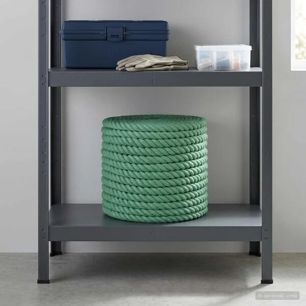 vidaXL Corde en Jute 16 mm Vert Jute 100% Tossa