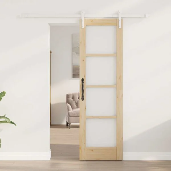 vidaXL Porte coulissante ORKDAL Naturel 61 x 198, 5 cm