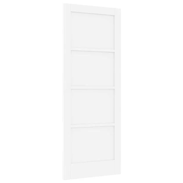 vidaXL Porte intérieure 78 x 202 cm Contreplaqué Blanc