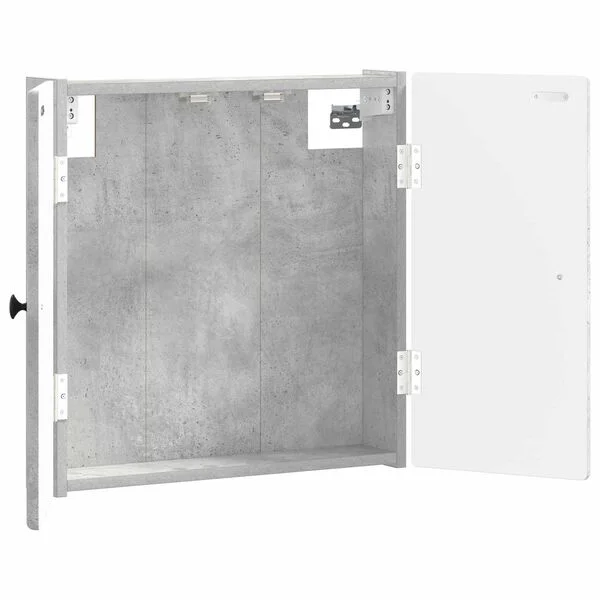 vidaXL Cabinet pour cible BREDA Gris béton 52, 5 x 10, 5 x 53, 5 cm
