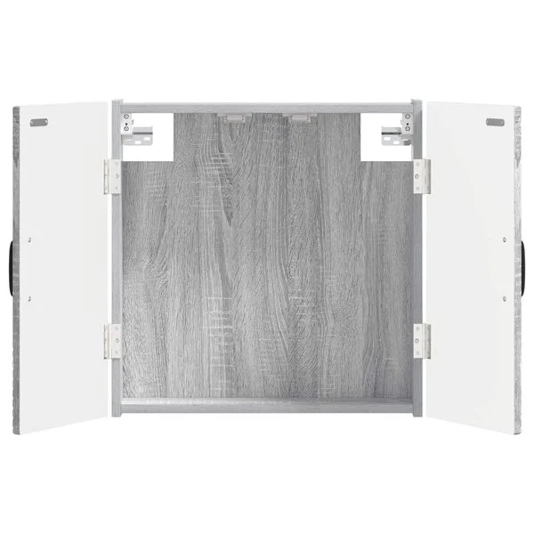 vidaXL Cabinet pour cible HOORN Sonoma gris 52, 5 x 10, 5 x 53, 5 cm