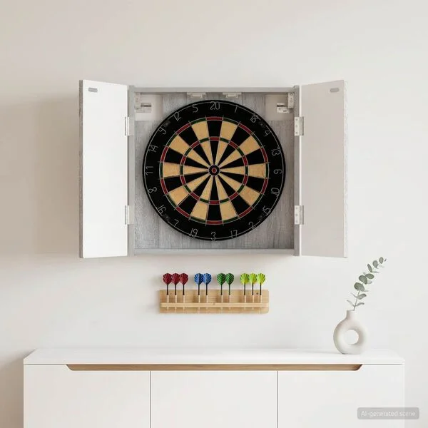 vidaXL Cabinet pour cible DELFT Sonoma gris 52, 5 x 10, 5 x 53, 5 cm
