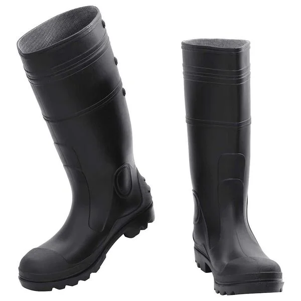 vidaXL Bottes de pluie noir taille 42 PVC