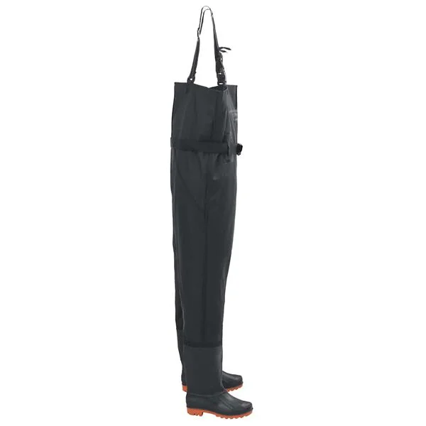 vidaXL Cuissardes avec bottes et ceinture noir taille 46
