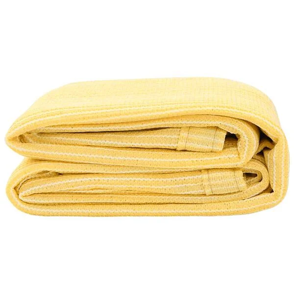 vidaXL Tapis de tente beige 250x250 cm PEHD