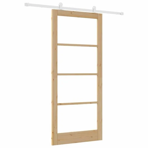 vidaXL Porte coulissante ORKDAL 93 x 211 cm Naturel