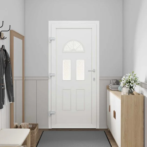 vidaXL Porte Frontale 110 x 210 cm PVC Anthracite