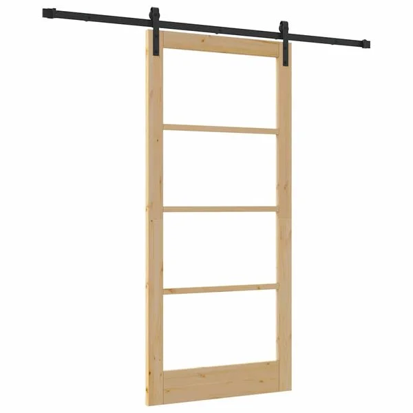 vidaXL Porte coulissante ORKDAL Naturel 93 x 202 cm