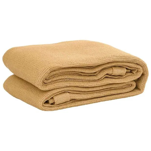 vidaXL Tapis de tente sable 400x700 cm PEHD