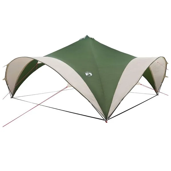 vidaXL Tente de fête Vert 600 x 600 x 400 cm Polyester et Acier