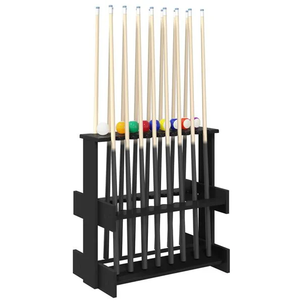 vidaXL Support de queue de billard Bois d'ingénierie 60 x 35 x 60 cm