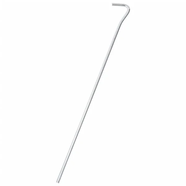 vidaXL Piquets de tente 50 pcs 30 cm Ø5 mm acier galvanisé