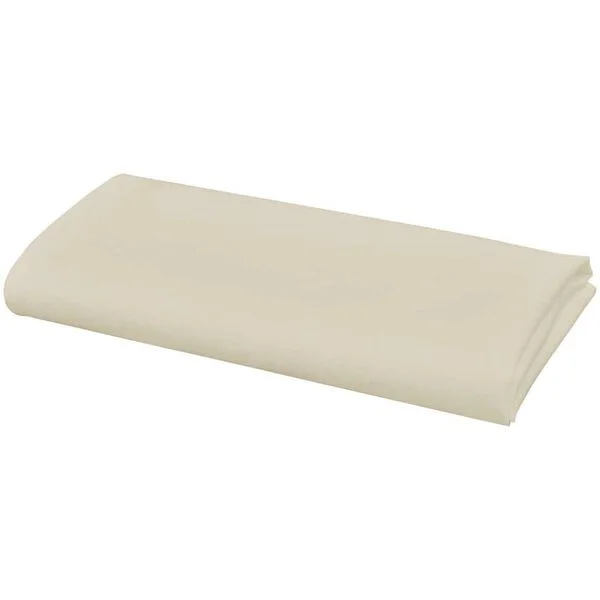 vidaXL Serviettes de table 10 pcs Crème 50x50 cm