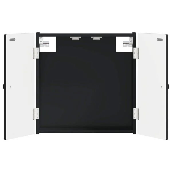 vidaXL Cabinet pour cible EDE Noir 52, 5 x 10, 5 x 53, 5 cm