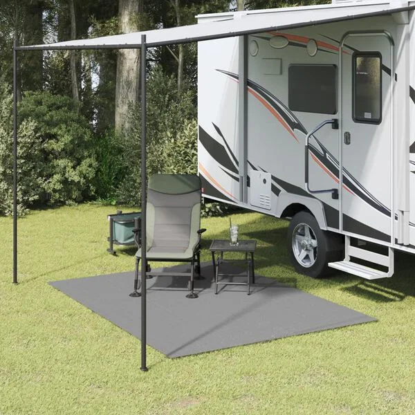 vidaXL Tapis de tente anthracite 2, 5x2 m