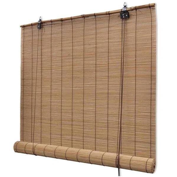 vidaXL Store roulant en bambou 150x160 cm Marron