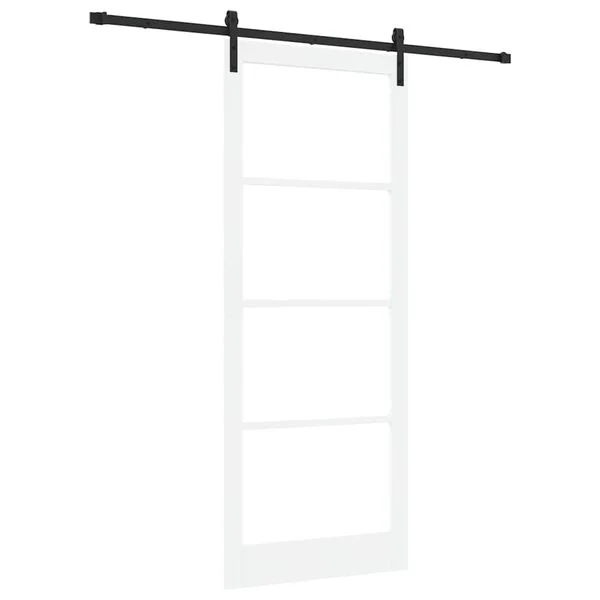 vidaXL Porte coulissante ORKDAL Blanc 93 x 232 cm