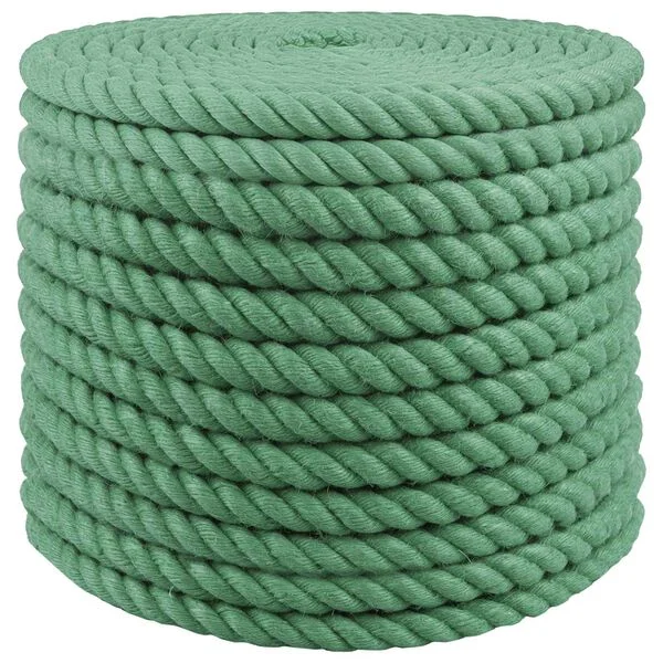 vidaXL Corde en Jute 16 mm Vert Jute 100% Tossa