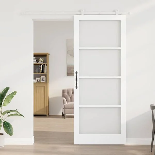vidaXL Porte coulissante ORKDAL 93 x 232 cm Blanc