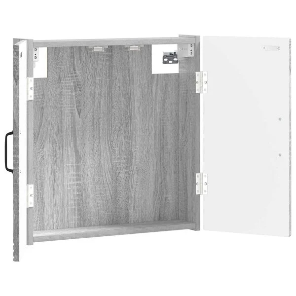 vidaXL Cabinet pour cible HOORN Sonoma gris 52, 5 x 10, 5 x 53, 5 cm